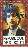 Stamps : Africa : Djibouti :  Bob Dylan