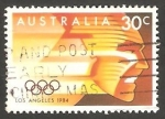 Stamps Australia -  872 - Olimpiadas de Los Angeles