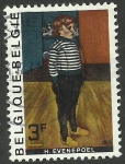 Stamps : Europe : Belgium :  Pintura de Evenepoel