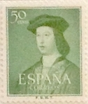 Stamps Spain -  50 céntimos 1952