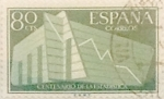 Stamps Spain -  80 céntimos 1956