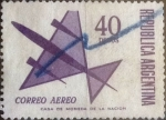 Stamps Argentina -  Intercambio mal 0,30 usd 40 pesos 1969