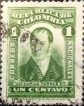 Stamps Colombia -  Intercambio 0,20 usd 1 cent. 1917