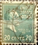 Stamps United States -  Intercambio 0,20 usd 20 cents. 1938