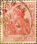 Stamps Germany -  Intercambio 0,60 usd 10 pf. 1902