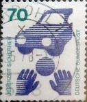 Stamps Germany -  Intercambio 0,30 usd 70 pf. 1973