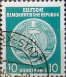 Stamps Germany -  Intercambio 0,20 usd 10 pf. 1954