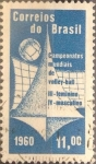 Stamps Brazil -  Intercambio 0,25 usd  11 cr. 1960