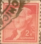 Stamps United States -  Intercambio 0,20 usd 2 cents. 1954