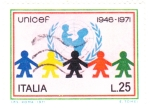 Stamps Italy -  Unicef