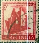 Stamps India -  Intercambio 0,20 usd 5 p. 1967