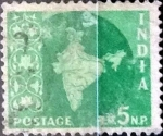 Stamps India -  Intercambio 0,20 usd 5 n.p. 1957