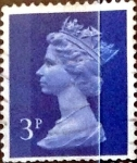 Stamps United Kingdom -  Intercambio 0,20 usd 3 p. 1973