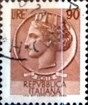 Stamps Italy -  Intercambio 0,20 usd 90 liras 1968