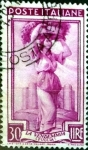 Stamps Italy -  Intercambio jcpf 0,20 usd 30 liras 1950