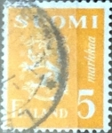 Stamps Finland -  Intercambio 0,20 usd 5 m. 1946