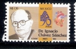 Stamps Mexico -  Dr. Ignacio Chávez Sánchez