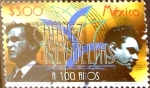 Stamps Mexico -  Intercambio 0,35 usd 3 pesos 1999