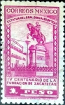 Stamps Mexico -  Intercambio 0,20 usd 1 peso 1946