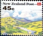 Stamps New Zealand -  Intercambio crxf 0,85 usd 45 cent. 1992