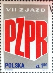 Stamps Poland -  Intercambio 0,20 usd 1,50 z. 1975