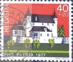 Stamps Switzerland -  Intercambio 0,35 usd 40 + 20 cent. 1977