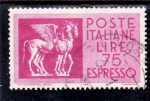 Stamps Italy -  caballo alado