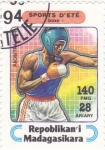 Stamps Madagascar -  boxeo