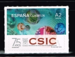 Stamps France -  Edifil  4931  Efemérides. 75 aniv. CSIC  Consejo Superior de Investigaciones Científicas.