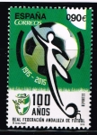 Stamps Spain -  Edifil  4950  Deportes.   100 Años  Real Federación Andaluza de Fútbol.