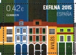 Stamps Spain -  Edifil  4956 A Exfilna 2015.  Exposición Filatélica Nacional.  Avilés 2015