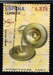 Stamps Spain -  Instrumentos musicales.  Platillos.