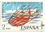 Stamps Spain -  VI EXPOSICIÓN MUNDIAL DE PESCA, EN VIGO. EDIFIL 2144