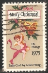 Stamps United States -  Angeles de Navidad