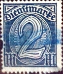 Stamps Germany -  Intercambio ma2s 1,90 usd 2 mark. 1920