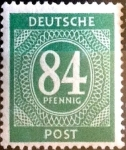 Stamps Germany -  Intercambio 0,20 usd 84 pf. 1946