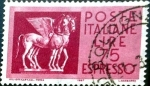 Stamps Italy -  Intercambio 0,20 usd 75 l. 1958