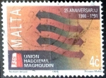 Stamps Malta -  Intercambio 0,30 usd 4 cent. 1991