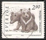 Stamps Sweden -  Brunbjorn -oso pardo