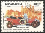 Stamps Nicaragua -  Roll Royce 1910