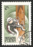 Stamps Hungary -   A. Leonov, Voskhod 2, 1965