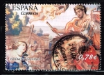 Stamps Spain -  PATRIMONIO NACIONAL  TAPIZ  ZENOBIA Y EL EMPERADOR AURELIANO ( S. XVII )