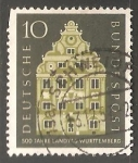 Stamps Germany -  Landtag Wurttemberg - Parlamento Regional de Baden