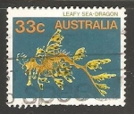 Stamps Australia -  Leafy sea dragon - dragón de mar foliáceo