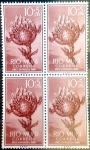 Stamps Spain -  Intercambio 1,00 usd 4 x 10 + 5 cents. 1960