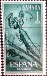 Stamps Spain -  Intercambio cryf 0,20 usd 1 pta. 1965