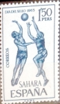 Stamps Spain -  Intercambio jxi2 0,25 usd 1,50 ptas. 1965