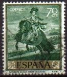 Stamps Spain -  ESPAÑA 1959 1242 Sello Pintor Diego Velázquez El Principe Baltasar Carlos 70cts Usado