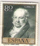 Stamps Spain -  1958 Pintura. Francisco de Goya y Lucientes, 1746-1828.