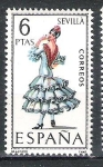 Stamps Spain -  1970 Trajes típicos regionales. nº 44